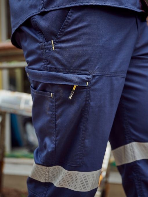 Bisley X Airflow™ Taped Stretch Ripstop Lightweight Cargo Pant - Kiwi Workgear