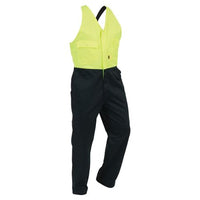 Thumbnail for Bison Overall Easy Action Polycotton Zip - Kiwi Workgear