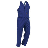 Thumbnail for Bison Overall Easy Action Polycotton Zip - Kiwi Workgear