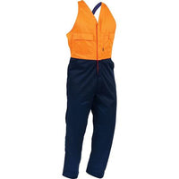 Thumbnail for Bison Overall Easy Action Polycotton Zip - Kiwi Workgear