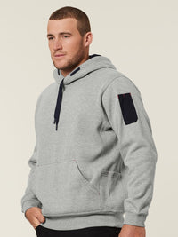 Thumbnail for Hard Yakka Brushed Fleece Workwear Hoodie - Kiwi Workgear