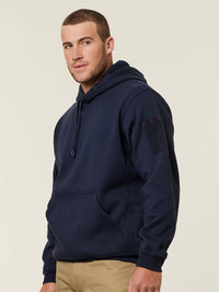 Thumbnail for Hard Yakka Brushed Fleece Workwear Hoodie - Kiwi Workgear