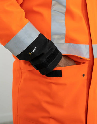Swazi Saturn Jacket Blaze Orange/Black - Kiwi Workgear