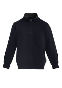 Thumbnail for Syzmik Mens 1/4 Zip Brushed Fleece - Kiwi Workgear
