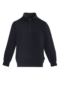 Thumbnail for Syzmik Mens 1/4 Zip Brushed Fleece - Kiwi Workgear