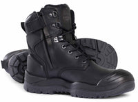 Thumbnail for Mongrel High Zip Sider Boot, Scuff Cap, Black