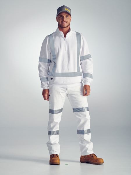 Bisley X Taped 1/4 Zip Fleece Pullover