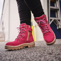 Thumbnail for Steel Blue Southern Cross Zip Ladies - Pink
