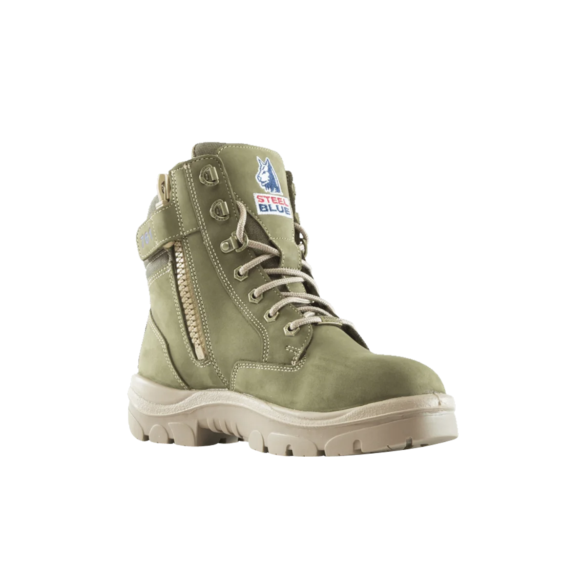 Steel Blue Southern Cross Zip Ladies - Khaki