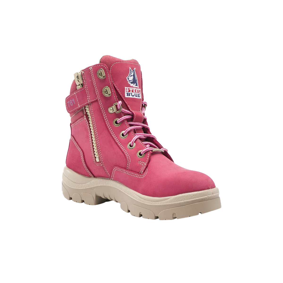 Steel Blue Southern Cross Zip Ladies - Pink