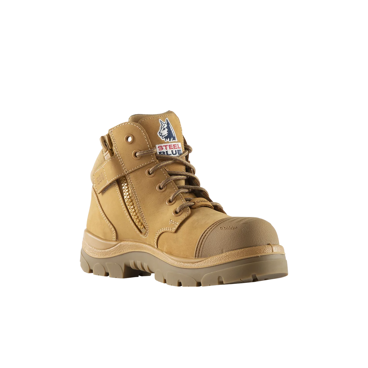 Steel Blue Parkes Zip Scuff Composite EH - Wheat