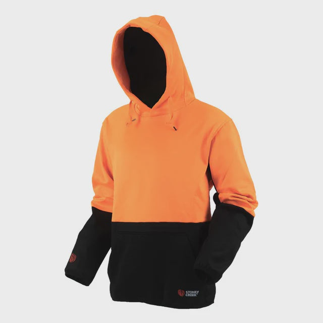 Stoney Creek Trade Hoodie - Orange/Black | Kiwi Workgear NZ