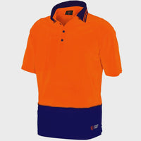 Thumbnail for Stoney Creek Trade Stirling Polo - Orange/Navy | Kiwi Workgear NZ