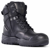 Thumbnail for Mongrel High Zip Sider Boot, Scuff Cap, Black