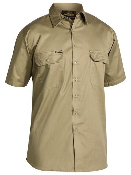 Bisley Cool Lightweight Drill Shirt - Kiwi Workgear