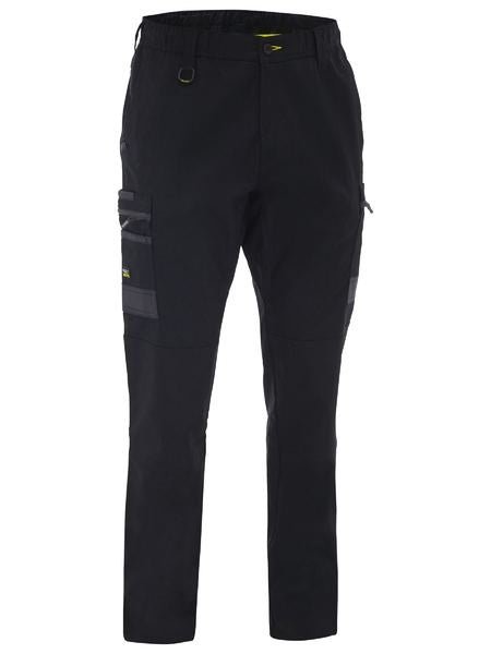 Bisley Felx & Move™ Stretch Canvas Elastic Waist Cargo Pants - Kiwi Workgear
