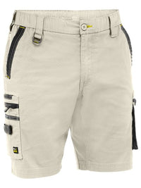 Thumbnail for Bisley Flex & Move™ Elastic Waist Cargo Short - Kiwi Workgear