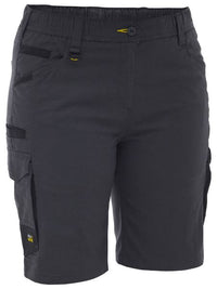 Thumbnail for Bisley Flex & Move™ Elastic Waist Cargo Short - Kiwi Workgear