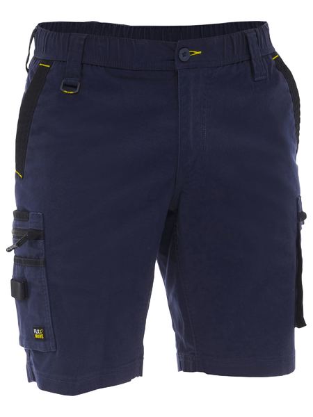 Bisley Flex & Move™ Elastic Waist Cargo Short - Kiwi Workgear