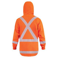 Thumbnail for Bison Hooded Sweatshirt Arcguard 18.4Cal TTMC X - Tape Inheratex Orange - Kiwi Workgear