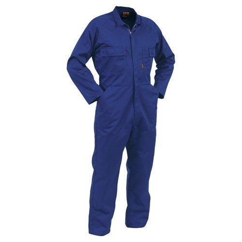 Bison Overall Workzone PolyCotton Zip Royal Blue - Kiwi Workgear