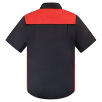 Thumbnail for Bison TWZ Contrast S/S Shirt - Kiwi Workgear