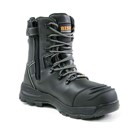 Bison XT High Leg Zip Side Lace-up Safety Boot - View 2