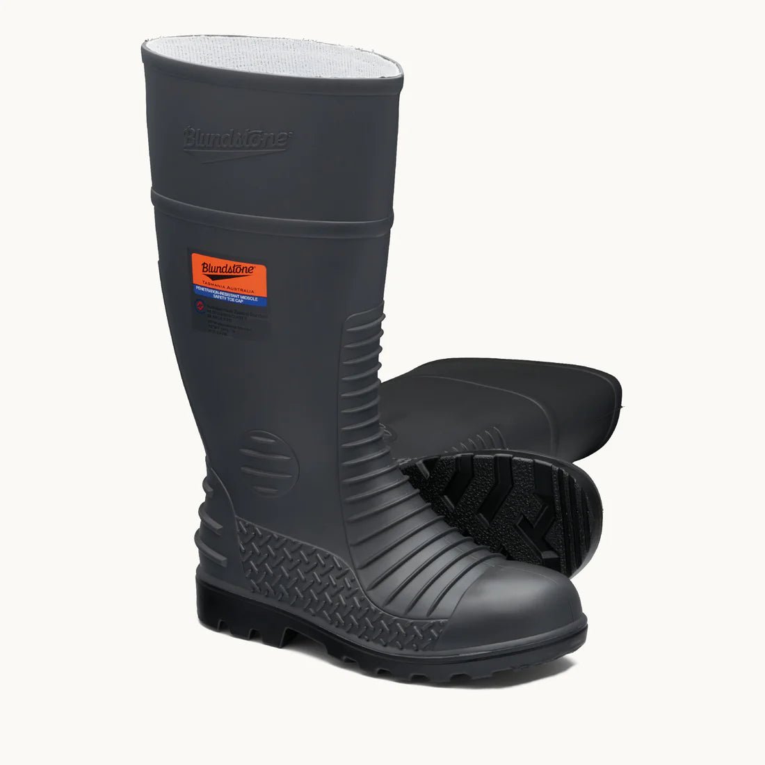 Blundstone Gumboots 024 Steel Cap Grey