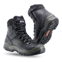 Thumbnail for Buy Grisport Monza Black Zip Side Safety Boot NZ | Footwear - Kiwi Workgear