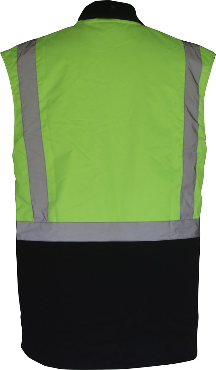 Caution Oilskin D/N Sleeveless Vest - Kiwi Workgear