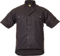 Thumbnail for Caution Oilskin Short Sleeve Vest - Brown - Kiwi Workgear