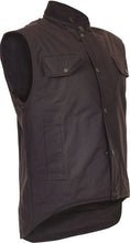 Load image into Gallery viewer, Caution Oilskin Sleeveless Vest - Brown - Kiwi Workgear
