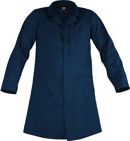 Esko 100% Cotton Dustcoat - Navy - Kiwi Workgear