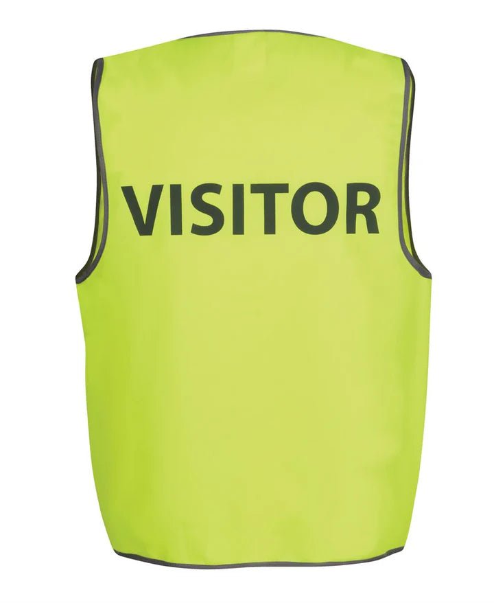 JB's Hi - Vis Safety Vest "Printed on back" - Kiwi Workgear