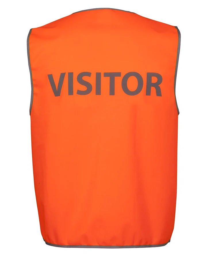 JB's Hi - Vis Safety Vest "Printed on back" - Kiwi Workgear