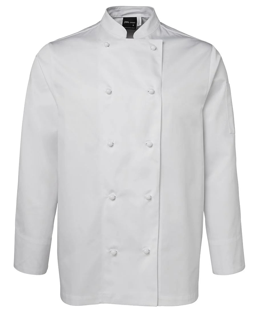 JB'S L/S UNISEX CHEF'S JACKET - Kiwi Workgear