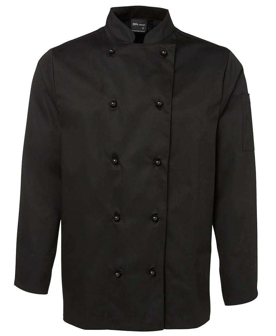 JB'S L/S UNISEX CHEF'S JACKET - Kiwi Workgear