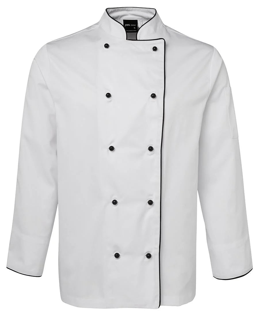 JB'S L/S UNISEX CHEF'S JACKET - Kiwi Workgear