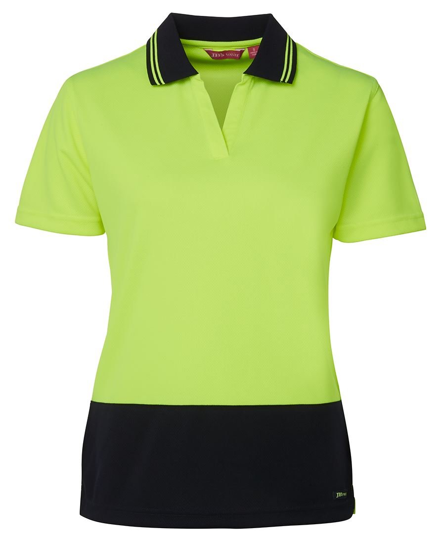 JB's Woman S/S Non Button Polo - Kiwi Workgear