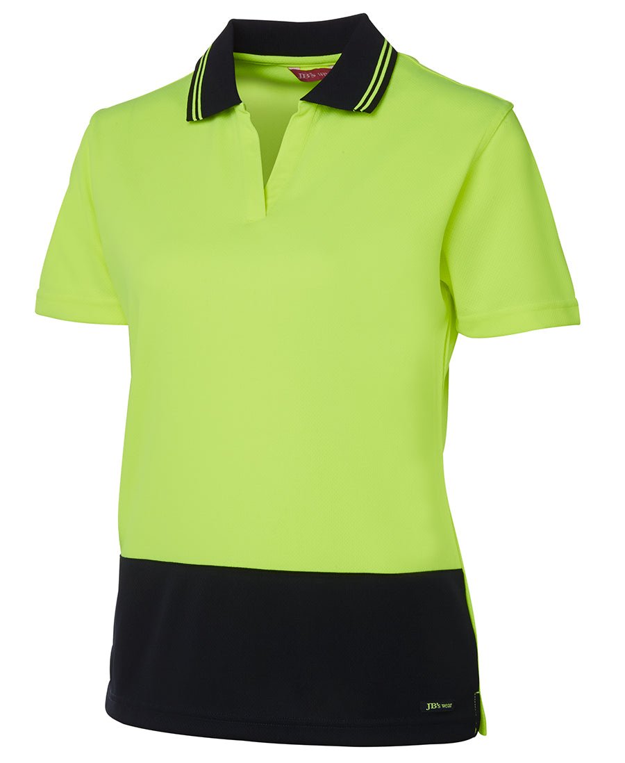 JB's Woman S/S Non Button Polo - Kiwi Workgear