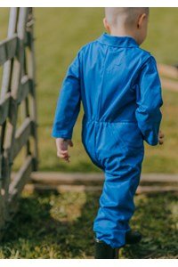 Kids Classic Long Sleeve Overall - Kiwi Workgear