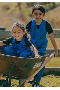 Kids Classic Sleeveless Overall - Kiwi Workgear