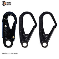 Thumbnail for LINQ - Elite Double Leg Shock Absorbing Webbing Lanyard With Hardware Sn & Sd X2 - Kiwi Workgear