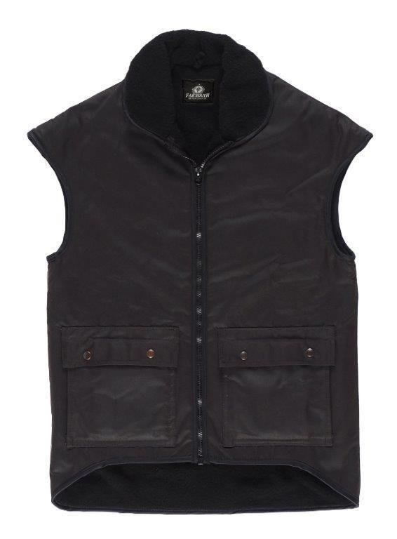 Oilskin Sleeveless Vest - Last One Left! - Kiwi Workgear