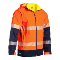 Thumbnail for Bisley Ripstop Bonded Day/Night Fleece Jacket - Hi Vis | Hi Vis Jackets NZ