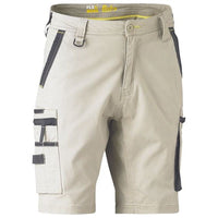 Thumbnail for Bisley Flex & Move Stretch Utility Zip Cargo Shorts | Work Shorts NZ