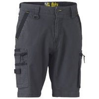 Thumbnail for Bisley Flex & Move Stretch Utility Zip Cargo Shorts | Work Shorts NZ