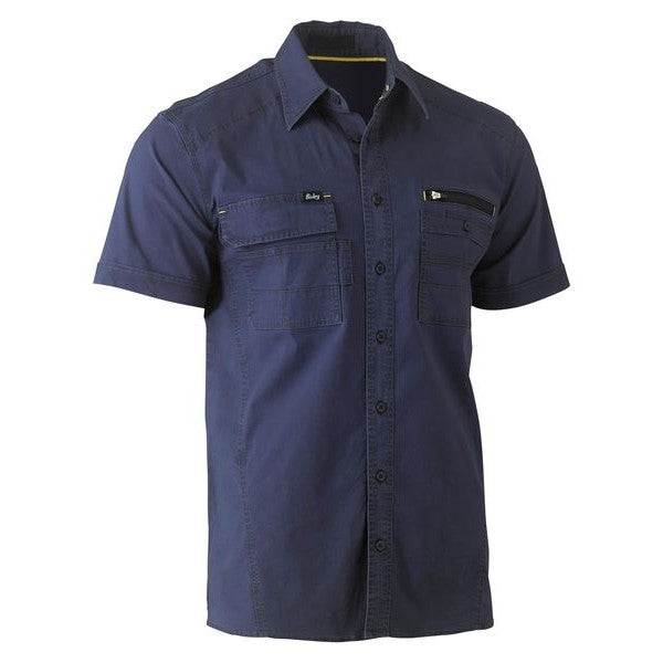Bisley Flex & Move Utility Work S/S Shirt - Button Down | Button Down Shirts NZ