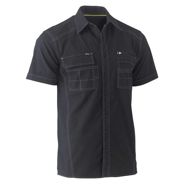 Bisley Flex & Move Utility Work S/S Shirt - Button Down | Button Down Shirts NZ