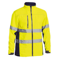 Thumbnail for Bisley D/N Soft Shell Hi-Vis Jacket - Workwear | Jackets/Jerseys NZ